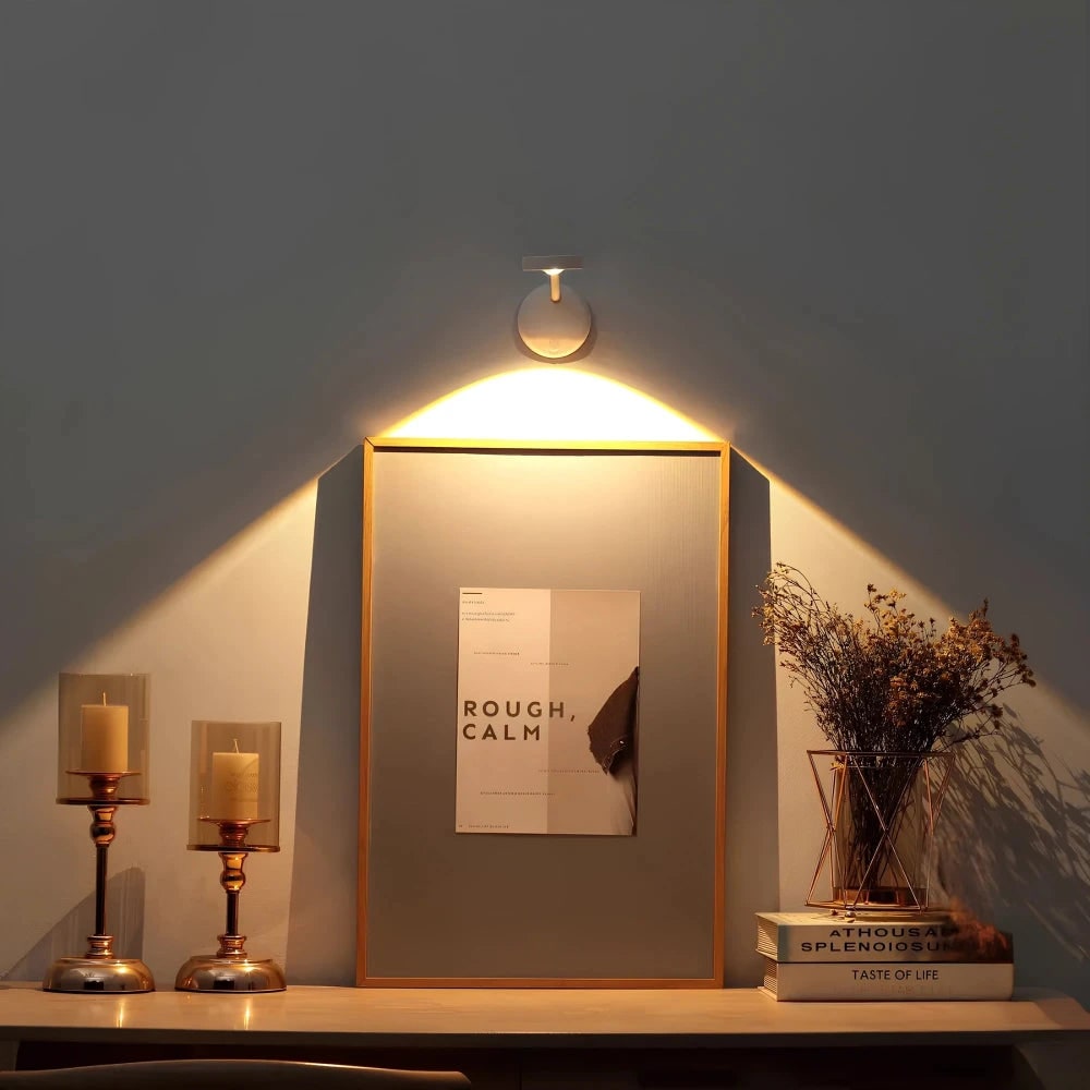 Motion Sensor LED Wall Spotlight Art Display Modern Design - Image 2