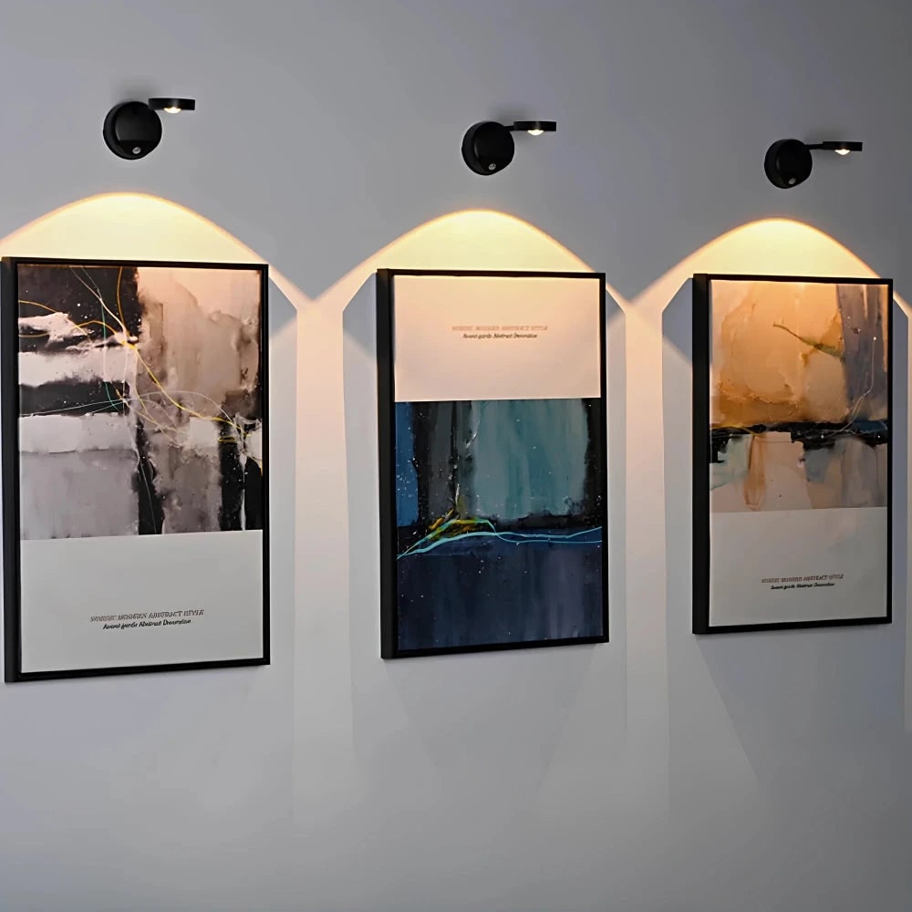Motion Sensor LED Wall Spotlight Art Display Modern Design - Image 5