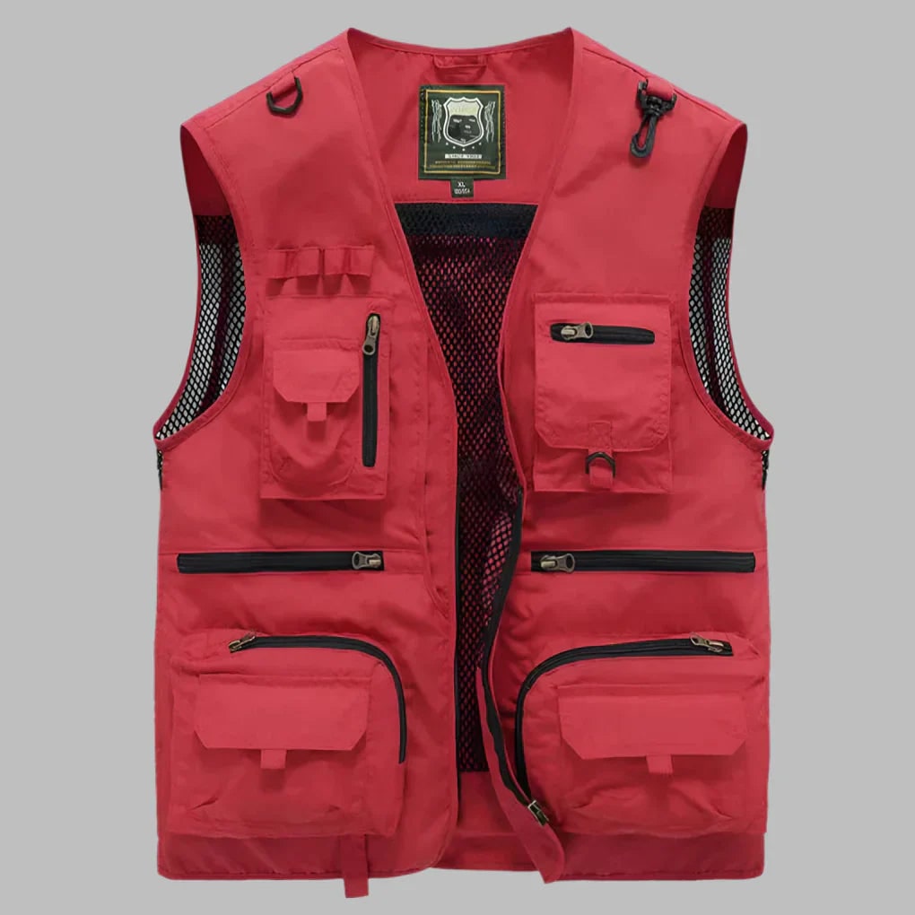 Multi-Pocket Travel Vest Outdoor Activities & Daily Use - Image 1