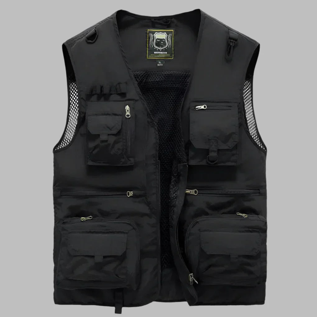Multi-Pocket Travel Vest Outdoor Activities & Daily Use - Image 2
