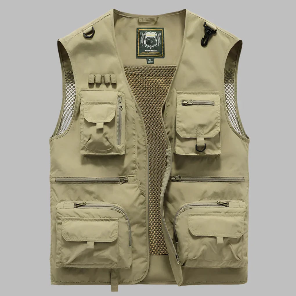 Multi-Pocket Travel Vest Outdoor Activities & Daily Use - Image 3
