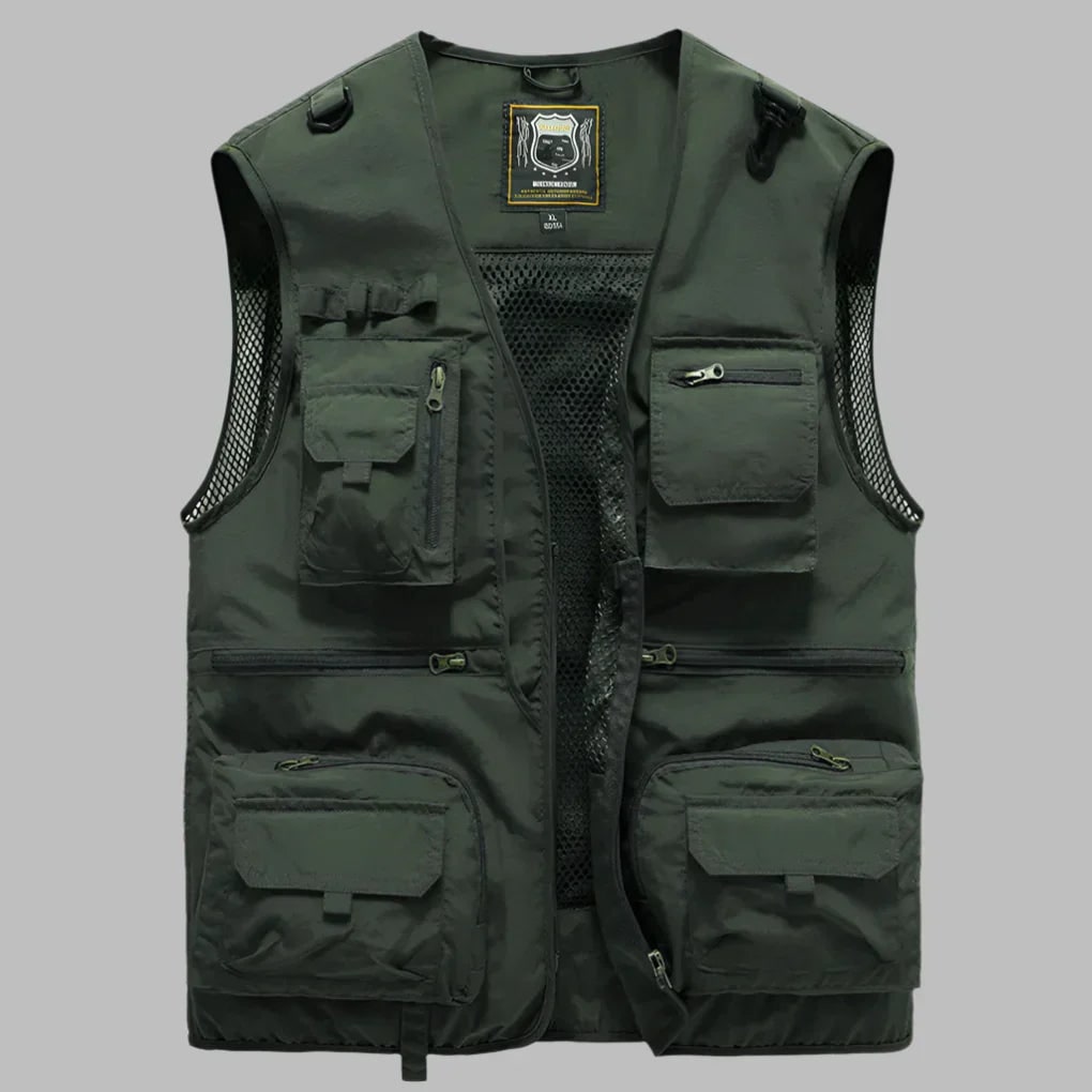 Multi-Pocket Travel Vest Outdoor Activities & Daily Use - Image 4