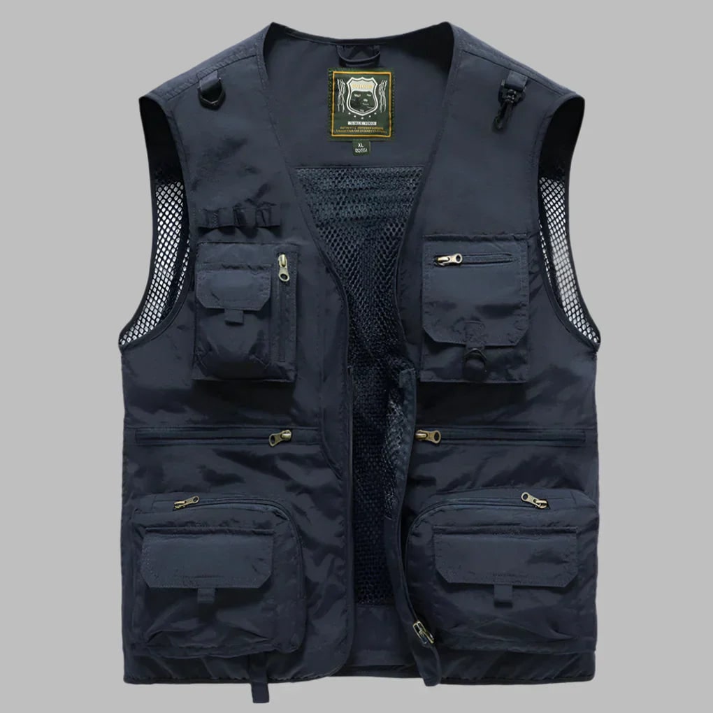 Multi-Pocket Travel Vest Outdoor Activities & Daily Use - Image 5