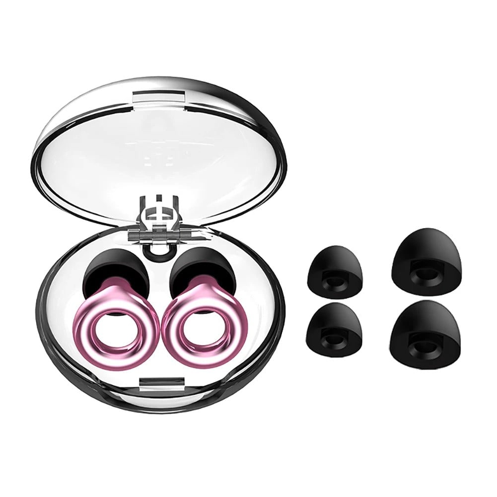 Noise-Canceling Earplugs Comfortable Silicone Tips Sleep - Image 5