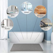 Non-Slip Shower Mat Safe Bathing Soft Quick-Dry Design - Image 6