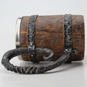 Nordic Insulated Mug Hot or Cold Beverages Rustic Wood Design - Image 7