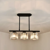 Nordic Pendant Light Multi-Head Long Glass Shades Dining Room - Image 10