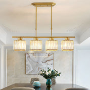 Nordic Pendant Light Multi-Head Long Glass Shades Dining Room - Image 22