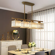 Nordic Pendant Light Multi-Head Long Glass Shades Dining Room - Image 23