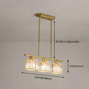 Nordic Pendant Light Multi-Head Long Glass Shades Dining Room - Image 27