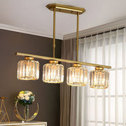 Nordic Pendant Light Multi-Head Long Glass Shades Dining Room - Image 28