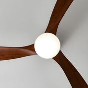 Nordic Wood Ceiling Fan Light Modern Design Living Room - Image 36