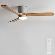 Nordic Wood Ceiling Fan Light Modern Design Living Room - Image 39