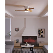 Nordic Wood Ceiling Fan Light Modern Design Living Room - Image 58