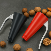 Nut Cracker Tool Easy Shelling Ergonomic Red Design