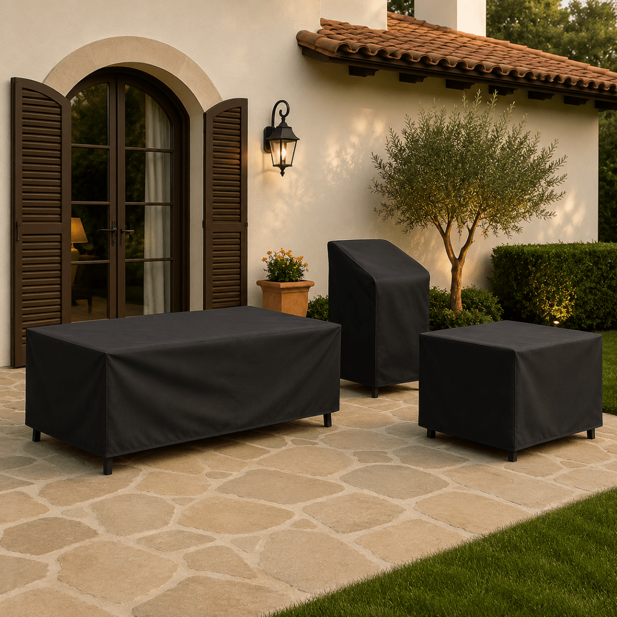 Outdoor Furniture Cover Durable Dust Protection Patio Sets - Image 1