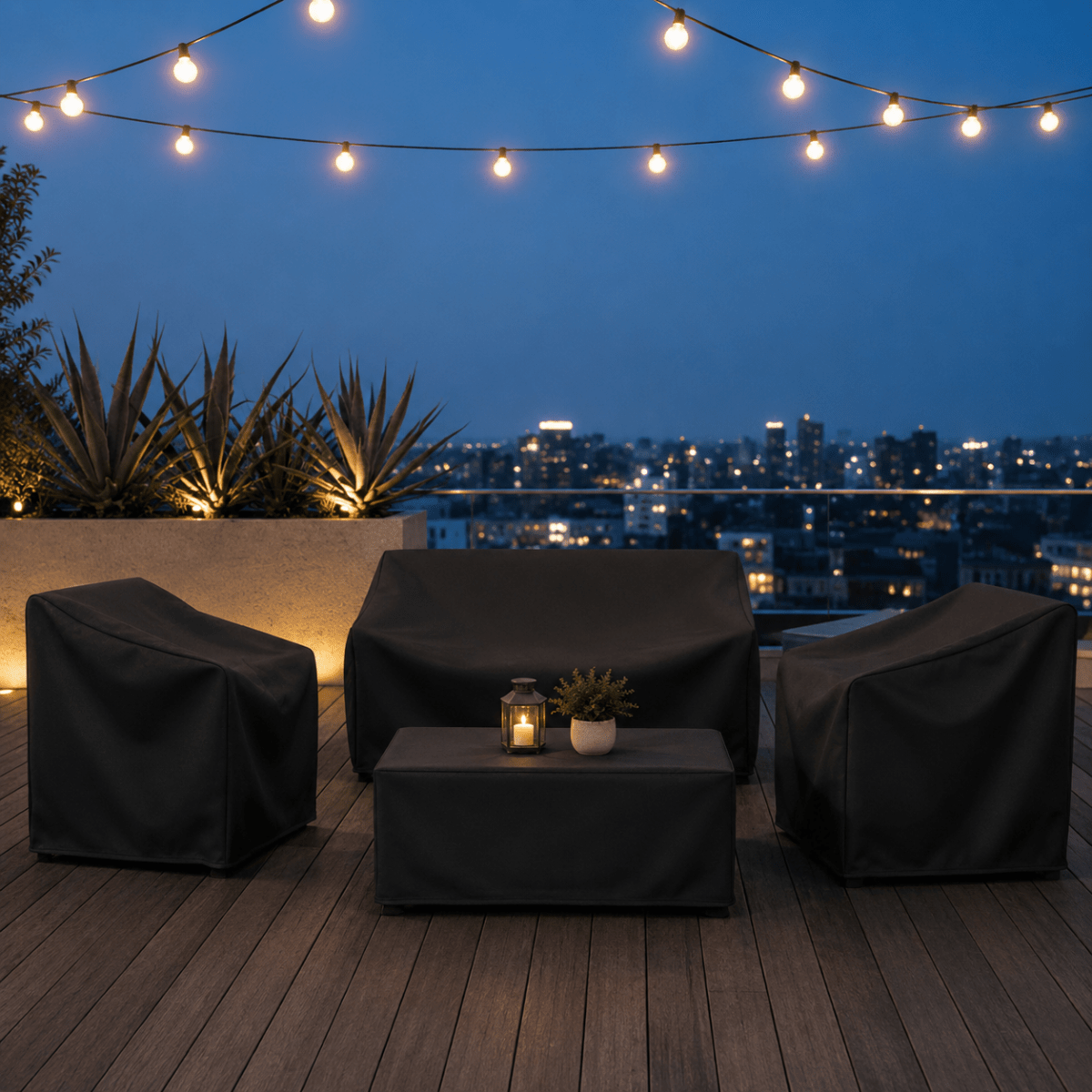 Outdoor Furniture Cover Durable Dust Protection Patio Sets - Image 2