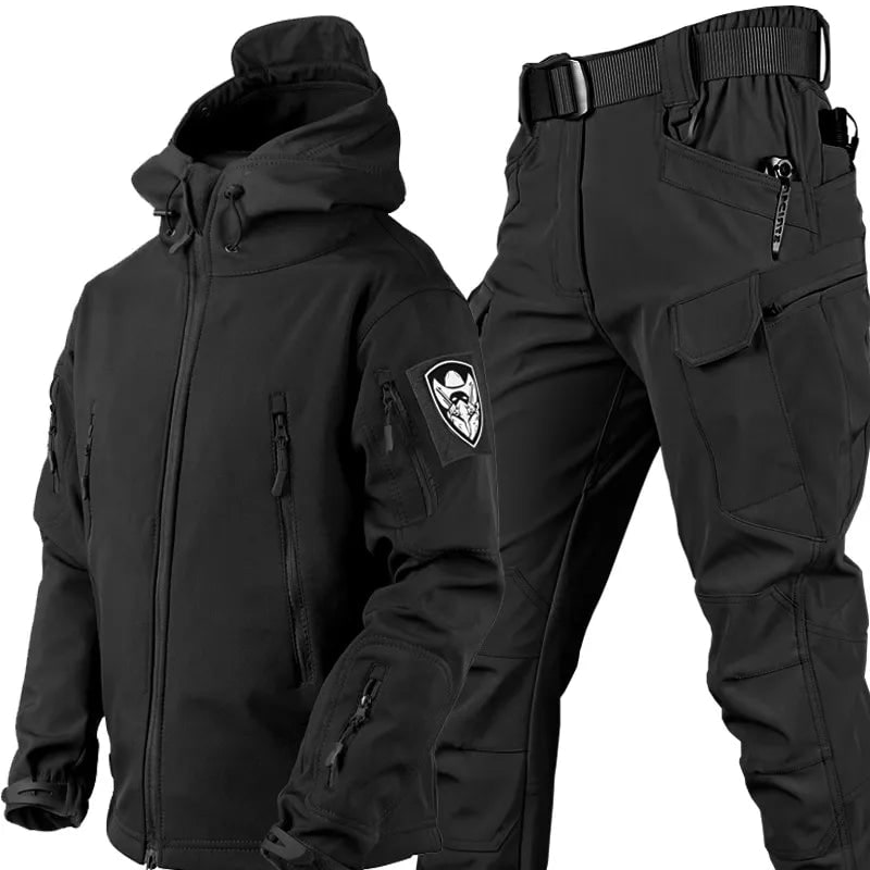 Outdoor Tactical Jacket and Pants Set Camping and Hiking - Image 1