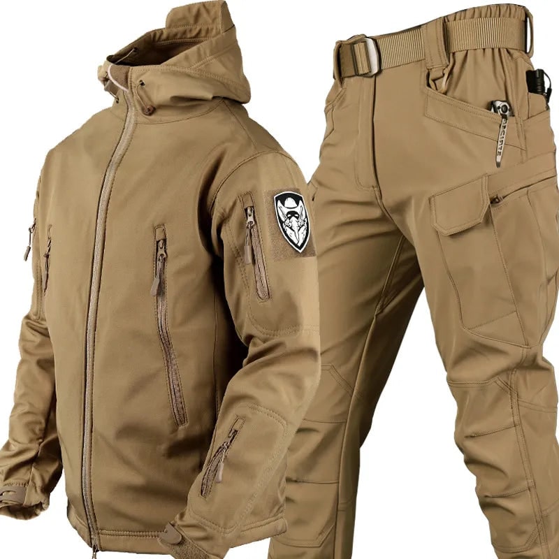 Outdoor Tactical Jacket and Pants Set Camping and Hiking - Image 4