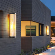 Outdoor Wall Lamp Glass Shade Modern Exterior Lighting - Image 4