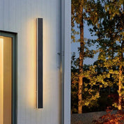 Outdoor Wall Lamp Minimalist Black Metal LED - Image 11