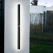 Outdoor Wall Lamp Minimalist Black Metal LED - Image 23