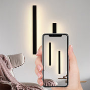 Outdoor Wall Lamp Minimalist Black Metal LED - Image 7