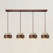 Pendant Light Travertine and Wood Modern - Image 21