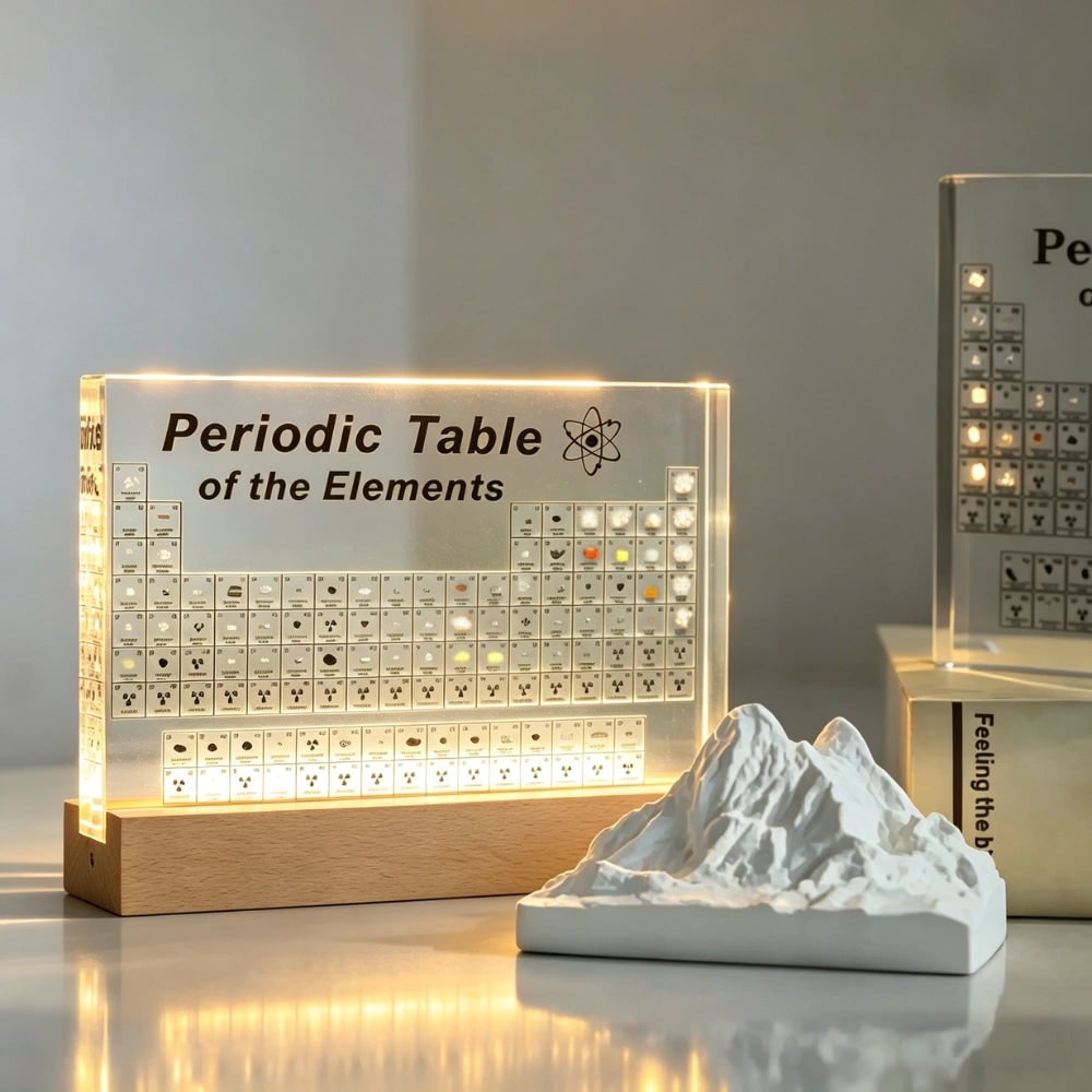 Periodic Table Elements Display LED Lighted Base - Image 1