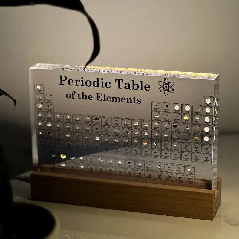 Periodic Table Elements Display LED Lighted Base - Image 17
