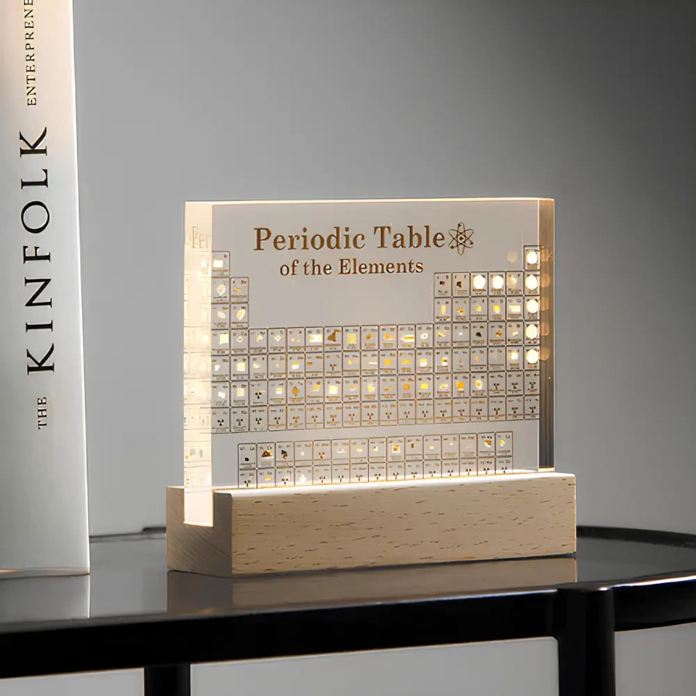Periodic Table Elements Display LED Lighted Base - Image 2