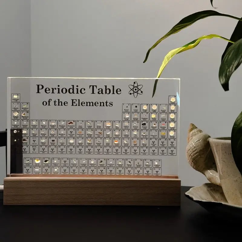 Periodic Table Elements Display LED Lighted Base - Image 3