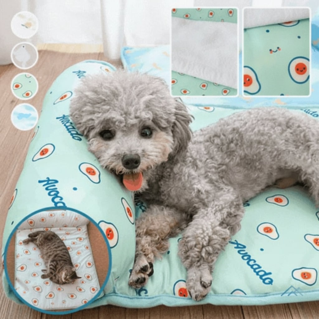 Pet Cooling Mat Dogs and Cats Soft Design Comfortable Rest - Image 3