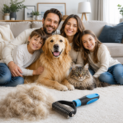 Pet Deshedding Brush Dogs & Cats Dual-Sided Grooming Tool - Image 6