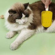 Pet Grooming Brush Cats Soft Silicone Deshedding Tool - Image 1