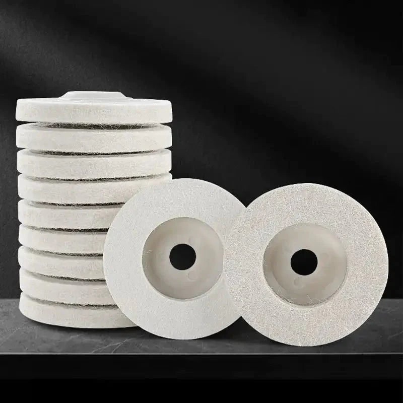 Polishing Pad Buffing and Finishing White Foam Disc Set - Image 1