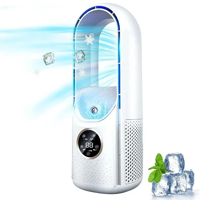 Portable Air Conditioner Blade-Free Design Home Cooling - Image 2