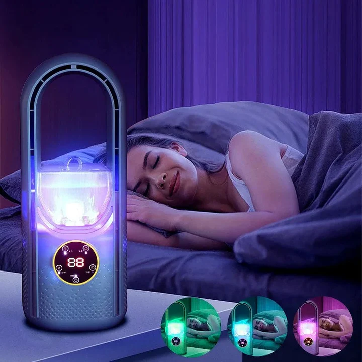 Portable Air Conditioner Blade-Free Design Home Cooling - Image 8