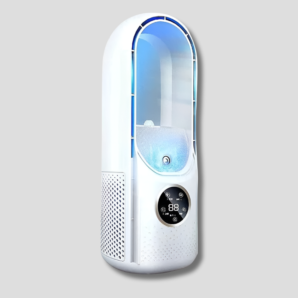 Portable Air Cooler LED Light Quiet Fan Home & Office Use - Image 3
