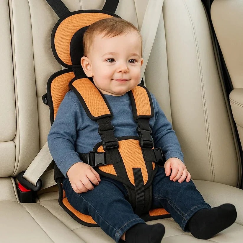 Portable Baby Car Seat Foldable Travel Seat Safety Harness - Image 2