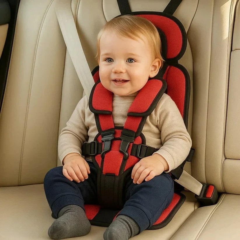 Portable Baby Car Seat Foldable Travel Seat Safety Harness - Image 5
