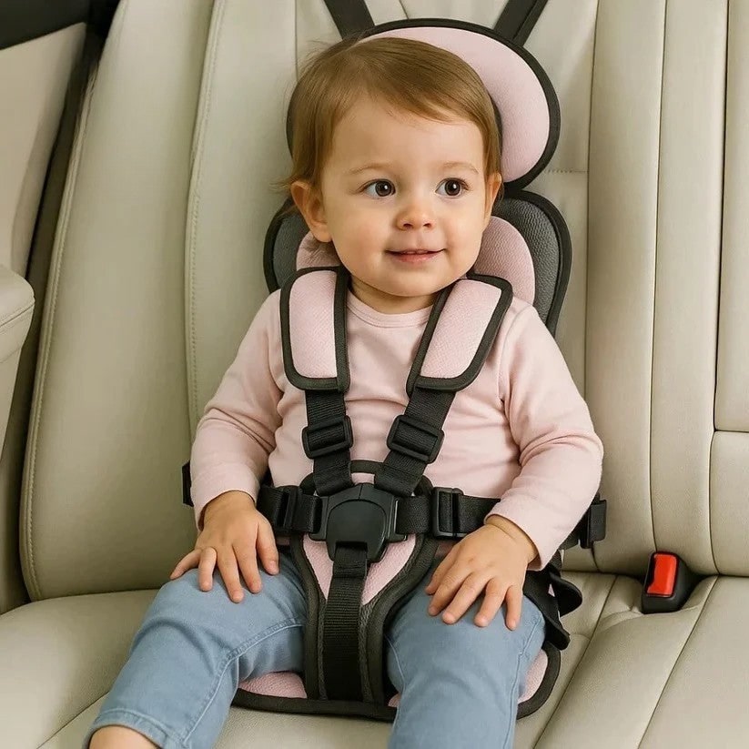 Portable Baby Car Seat Foldable Travel Seat Safety Harness - Image 6