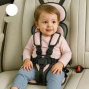 Portable Car Booster Seat 5-Point Harness and Washable Cover - Image 10