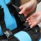 Portable Car Booster Seat 5-Point Harness and Washable Cover - Image 12