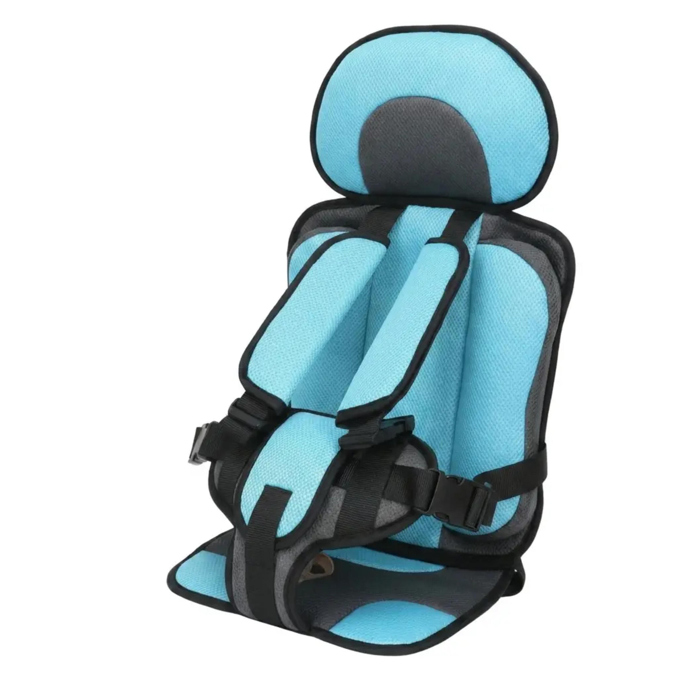 Portable Child Booster Seat Foldable Design Easy Travel Safety - Image 1