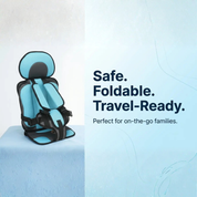 Portable Child Booster Seat Foldable Design Easy Travel Safety - Image 9