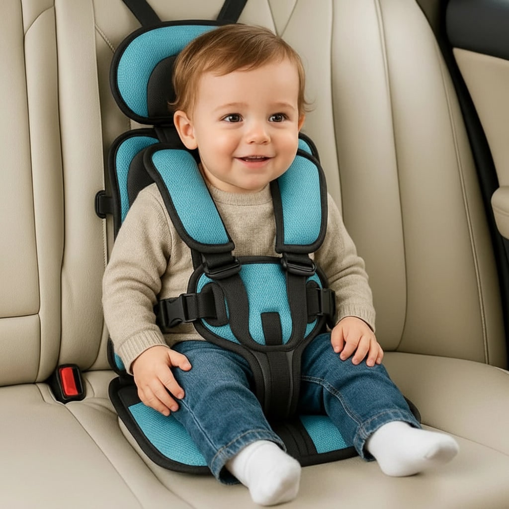Portable Child Car Seat Travel Foldable Booster - Image 1