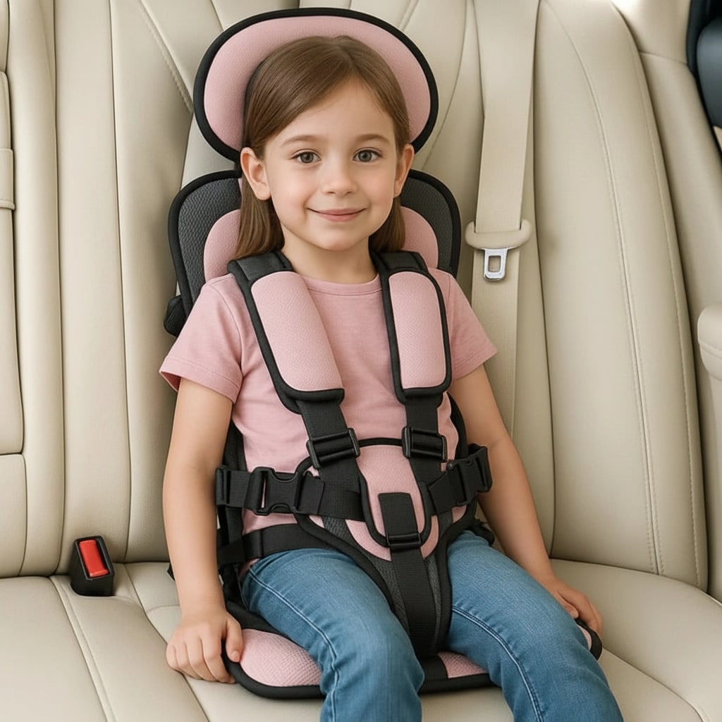 Portable Child Car Seat Travel Foldable Booster - Image 11