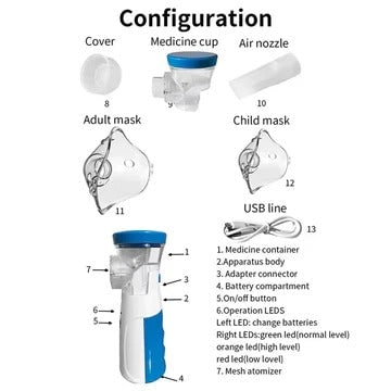 Portable Mini Nebulizer and Adults Compact Medical Device - Image 7
