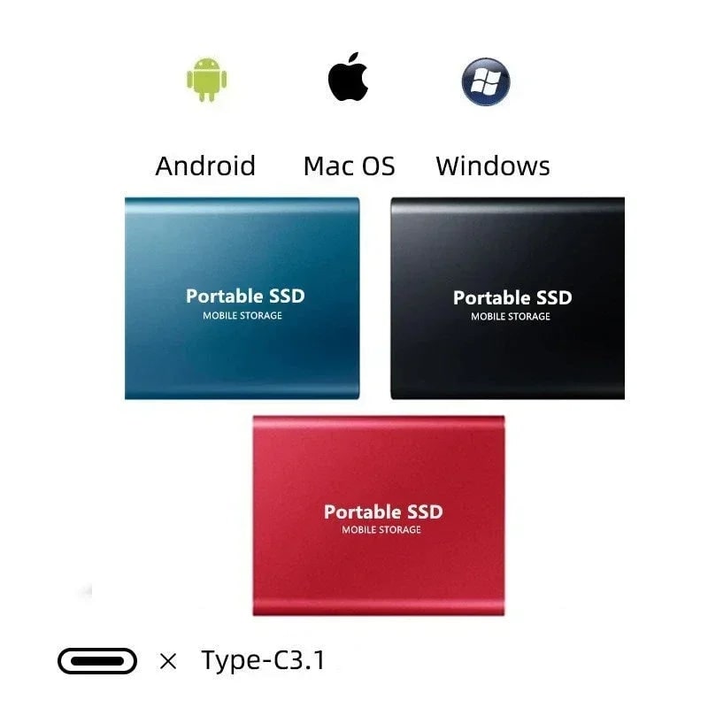 Portable Ssd 2tb External Storage Fast Data Transfer and Backup - Image 5